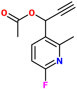 (图片) MC010337 3-Pyridinemethanol, a-ethynyl-6-fluoro-2-Me-, 3-acetate